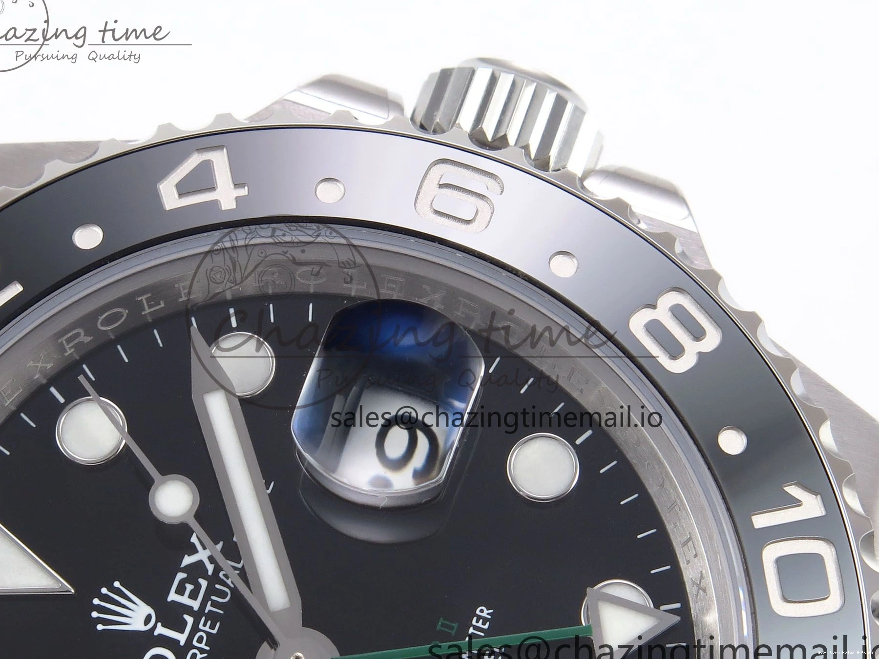 Good Copy Rolex Watches GMT-Master Bracelet Best Practical SH3285 CHS II Oyster GRNR 1019 EF on 904L 1:1 Edition 126710 1223